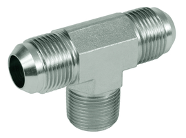 Tee screw-in union - JIC-NPT