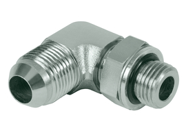 Adjustable angle union 90° - JIC-metric