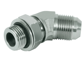 Adjustable angle union 45° - JIC-BSP